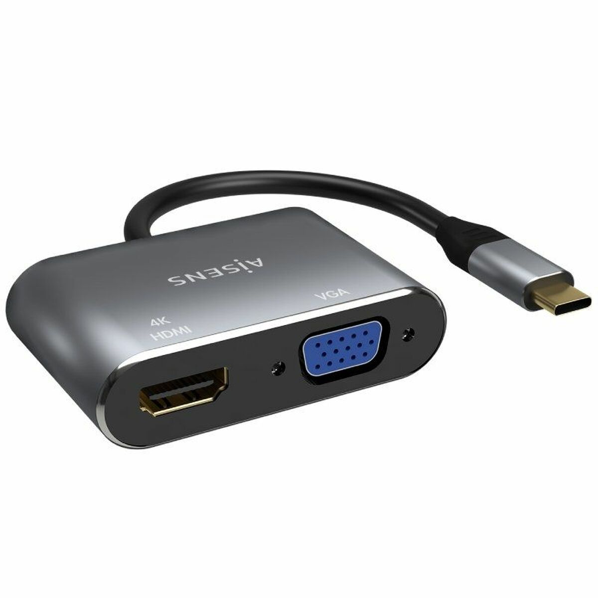 Adapter HDMI u VGA Aisens A109-0627 Siva